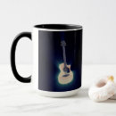 Search for cool guitar mugs Blue