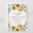 Search for sunflower engagement party invitations Yellow