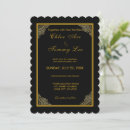 Search for luxury black and gold invitations Glam