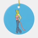 Search for tail christmas tree decorations Cat