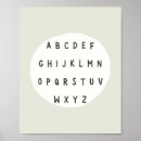 Search for alphabet letter posters Modern