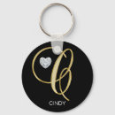 Search for monogram c key rings Black