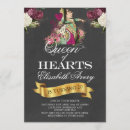 Search for queen of hearts invitations Alice