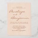 Search for peach and gold wedding invitations Modern