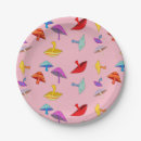 Search for mushrooms paper plates Girl