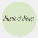 Search for hustle stickers Typography