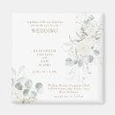 Search for floral wedding magnets White flowers