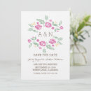 Search for monogram save date invitations Floral