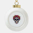 Search for day of the dead christmas tree decorations Vintage