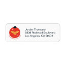 Search for league return address labels Bauble