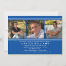 Search for royal blue graduation invitations Simple