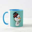Search for cute snowman face mugs Carrot nose