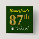 Search for eighty seven accessories 87th birthday