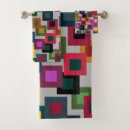 Search for teal and brown bathroom accessories Green