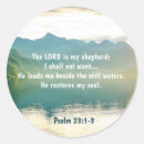 Search for psalm 23 stickers He restores my soul