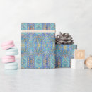 Search for turquoise and gold wrapping paper Blue