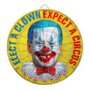 Search for face dartboards Clown
