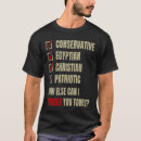 Search for conservative tshirts Christian