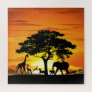 Search for african animals puzzles Nature