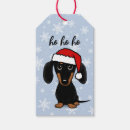 Search for black santa gift tags Dachshund