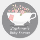 Search for tea party baby shower stickers Teacup