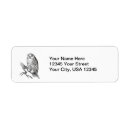 Search for owl labels Vintage