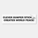 Search for world peace bumper stickers Humour