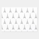 Search for eiffel tower wrapping paper Parisian