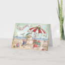 Search for snowman on beach christmas cards Tropical