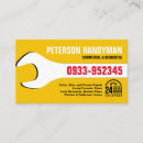Search for tool business cards Plumber