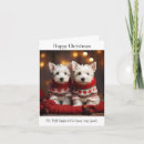 Search for west highland white terrier christmas cards Cute dogs
