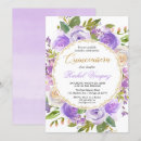 Search for quinceanera invitations Purple