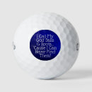 Search for funny sayings golf balls Blue