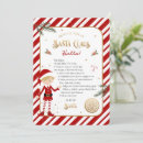 Search for naughty or nice invitations Letter from santa