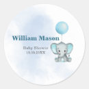 Search for elephant with balloon stickers Blue
