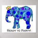 Search for elephant party posters Whimsical