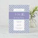 Search for purple and teal birthday invitations Floral