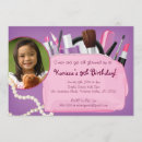 Search for kids spa party invitations Make up