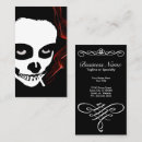 Search for death business cards Gothic