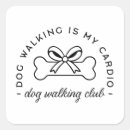 Search for dog walking stickers Funny