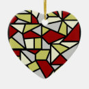 Search for mosaic christmas tree decorations Geometric