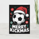 Search for football player christmas cards Goalkeeper
