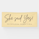 Search for she said yes banners For her