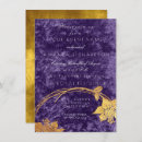 Search for eggplant gold wedding invitations Floral