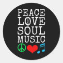 Search for soul music stickers Vintage