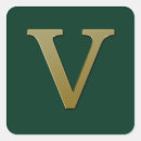 Search for letter v stickers Gold
