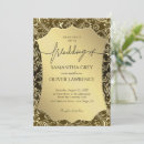Search for golden wedding invitations Calligraphy