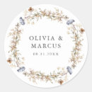 Search for boho seals wedding stickers Wildflower