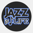 Search for jazz stickers Music