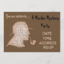 Search for rectangle murder mystery invitations Vintage